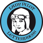 LadyPilotLetterpress logo