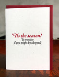 Adopted Christmas Greeting Card