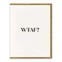WTAF greeting card