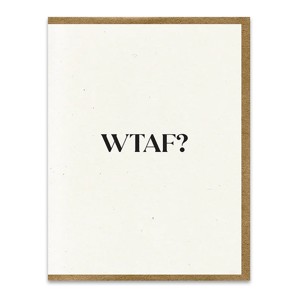 WTAF greeting card