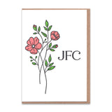 JFC Flower greeting card