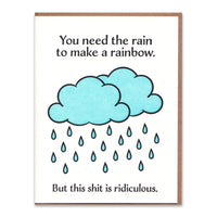 Ridiculous Rain greeting card