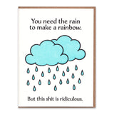 Ridiculous Rain greeting card