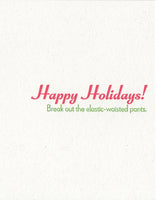 Holiday Pants Greeting Card