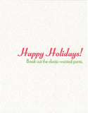 Holiday Pants Greeting Card