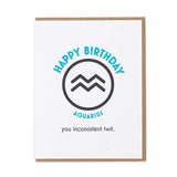 Aquarius Birthday