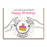 Crystal Ball Birthday Greeting Card