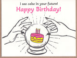 Crystal Ball Birthday Greeting Card