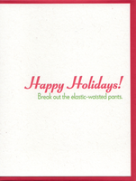 Holiday Pants Greeting Card