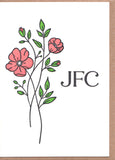 JFC Flower greeting card