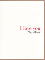Old Fart greeting card