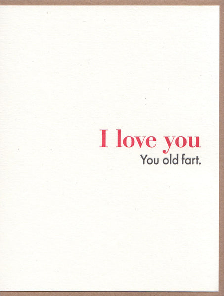 Old Fart greeting card