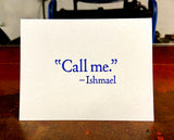 Call Me Ishmael