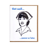 Nurse Get Well Greeting Card