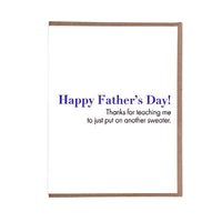Sweater Father's Day Greeting Card