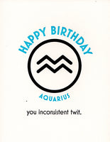Aquarius Birthday