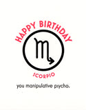 Scorpio Birthday