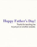Sweater Father's Day Greeting Card